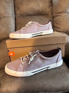 Sperry Pier Wave LTT Women’s Sneakers Mauve Lilac Purple Size 10 New in Box